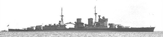 Hypothetical photo of Hood after her proposed 1942 refit- a Renown style appearance, by Alt Naval