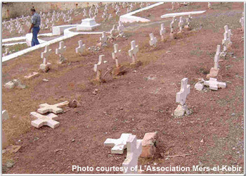 Photos of French Graves in Mers El-Kebir today