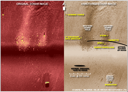 Image of H.M.S. Hood Wreck Site