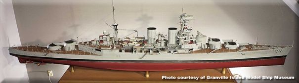 Granville Island Model Ships Museum's HMS Hood