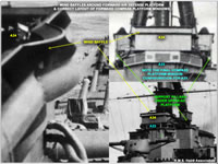 Forward Air Defense Platform Wind Baffles and Correct Window Arrangement of Compass Platform