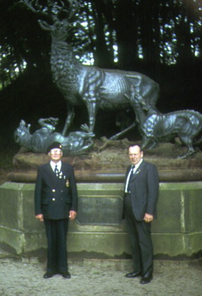 Ken Clark and another Association Member in Germany