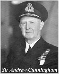 Photo of Admiral Andrew Browne Cunningham