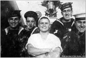 H.M.S. Hood Sailors 1939 or 1940, 1940