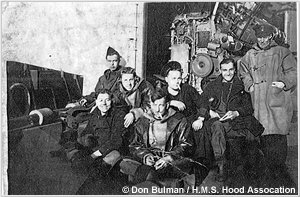 H.M.S. Hood crewmen, 08 April 1941