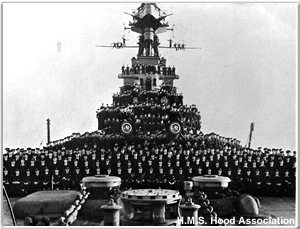 H.M.S. Hood Crew, 1940