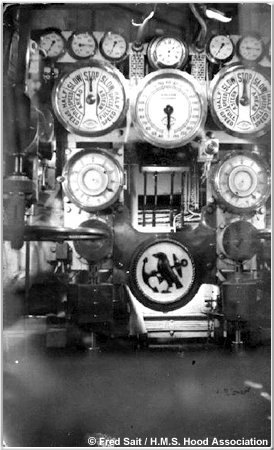 An engine room aboard H.M.S. Hood