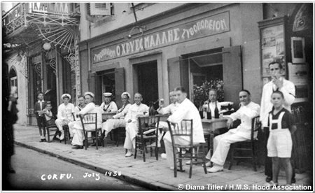 Hood Men in Corfu, July 1938